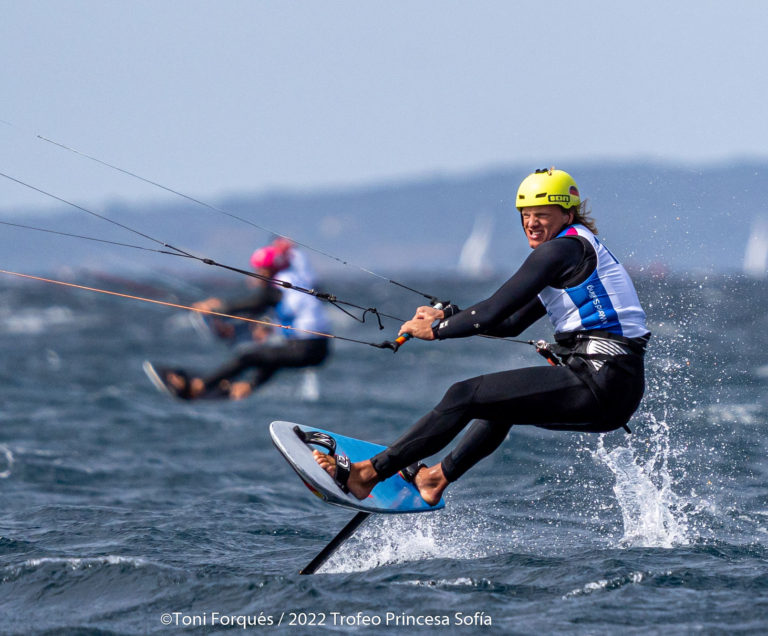 Jannis Maus pushing upwind